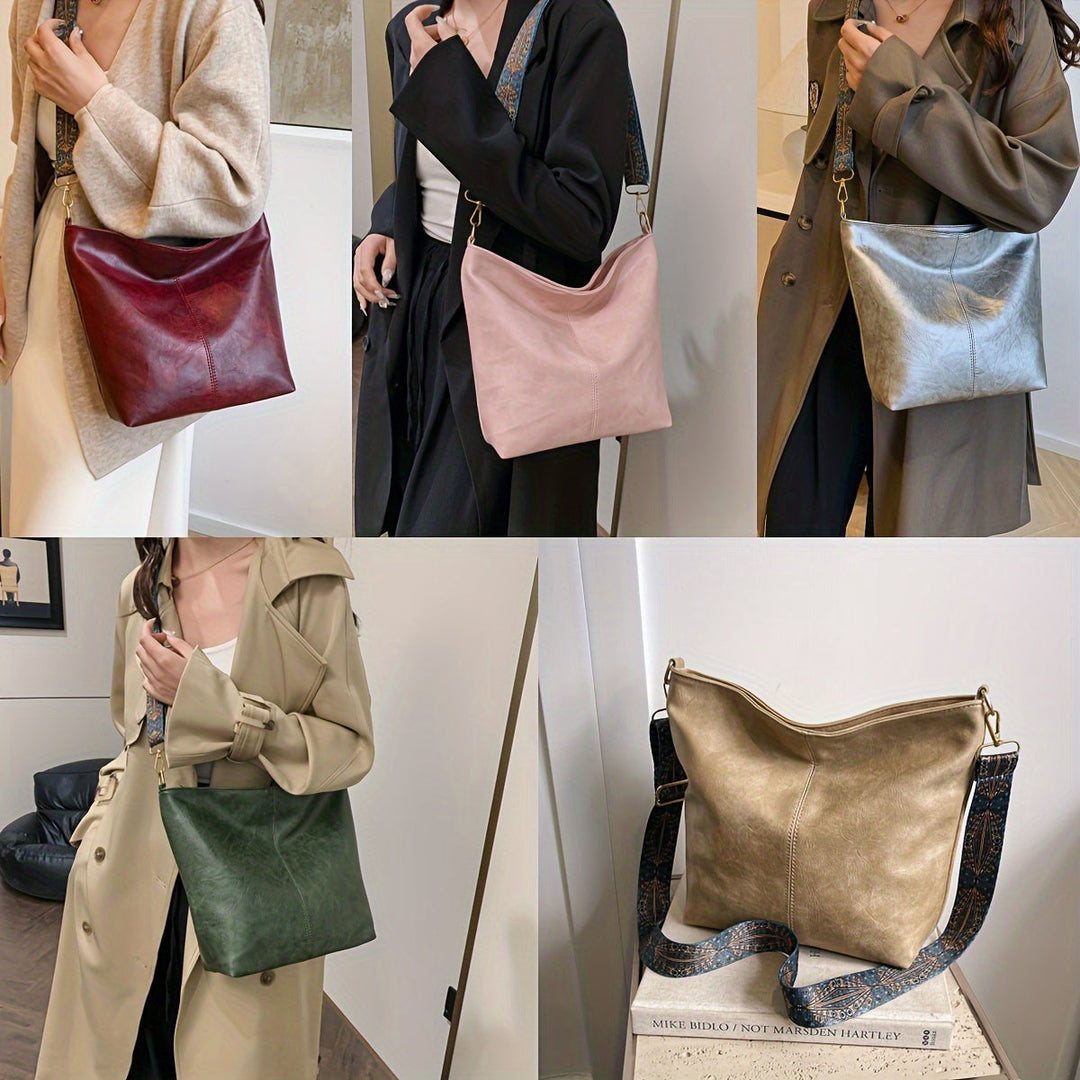 OLIVIA | Classic Leather Tote