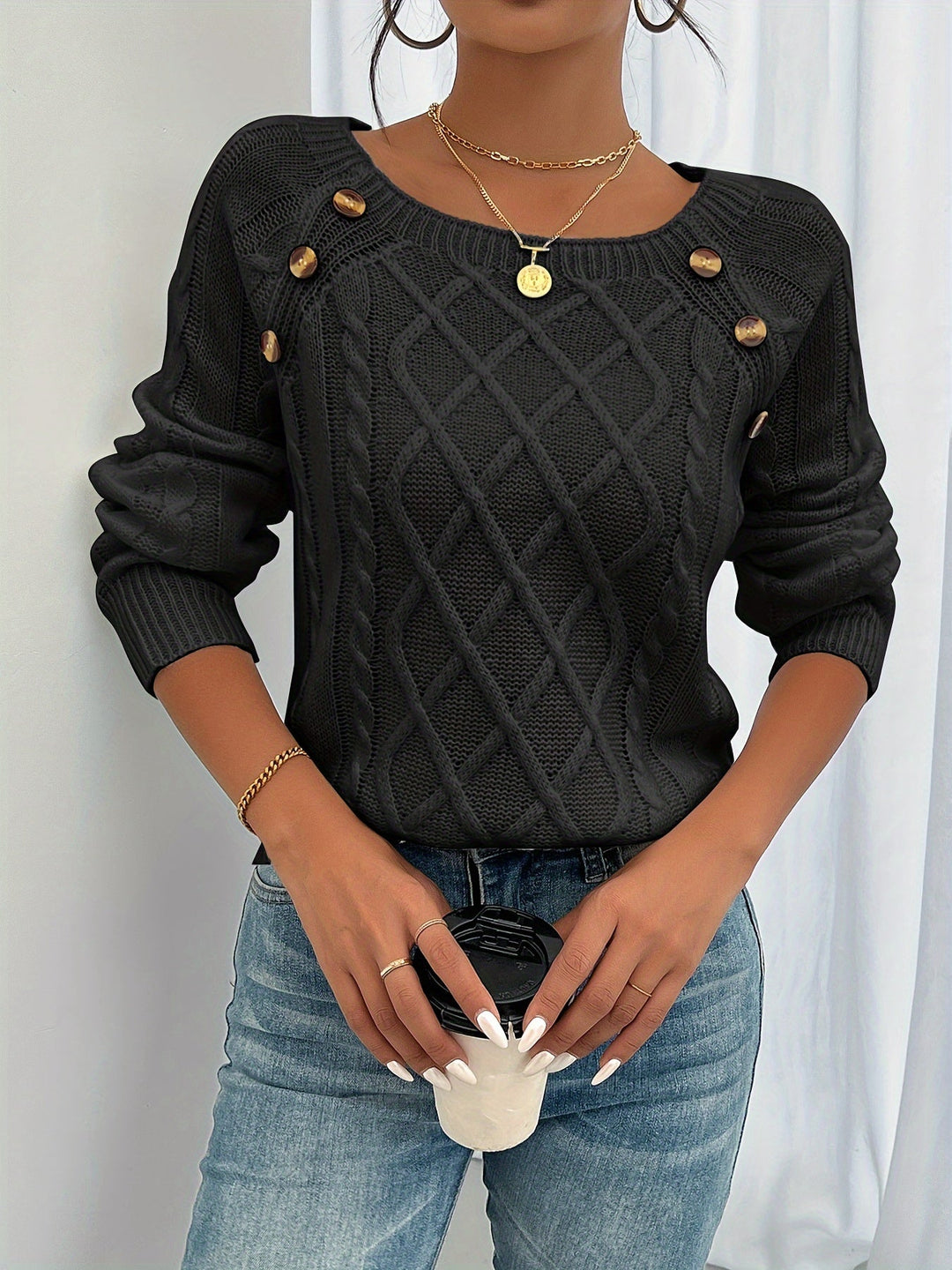 Bella – Cable Knit Jumper