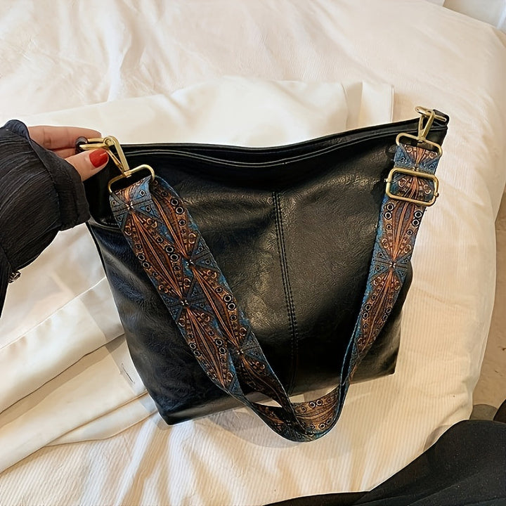 OLIVIA | Classic Leather Tote
