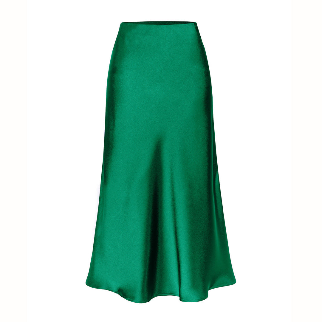 KEITH™ - Elegant High Waist Side Slit Midi Skirt