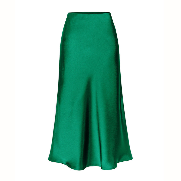 KEITH™ - Elegant High Waist Side Slit Midi Skirt