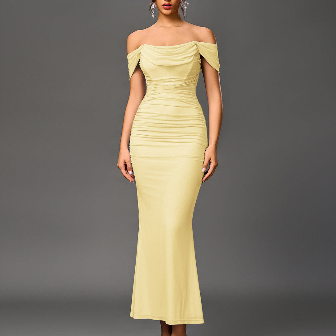 EUNOIA™ - Elegant Off Shoulder Backless Mermaid Dress