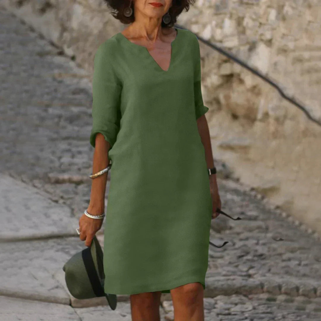 Alessia | Comfortable Linen Dress