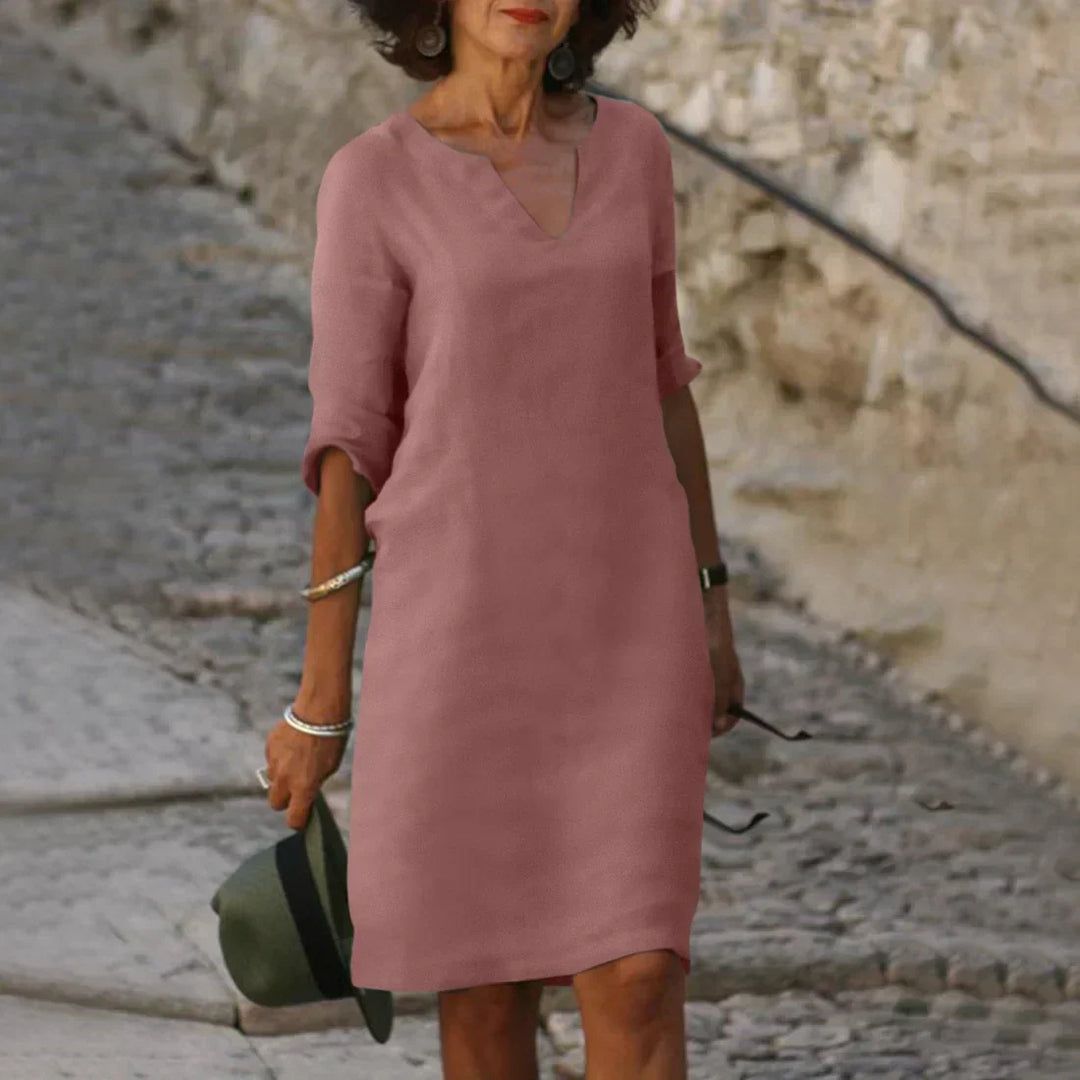 Alessia | Comfortable Linen Dress