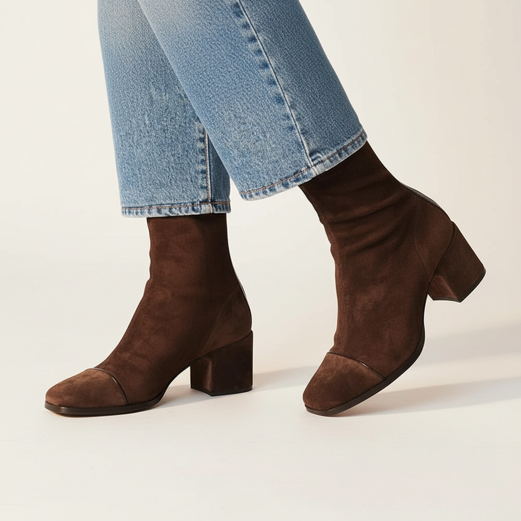 Elegant Suede Ankle Boots