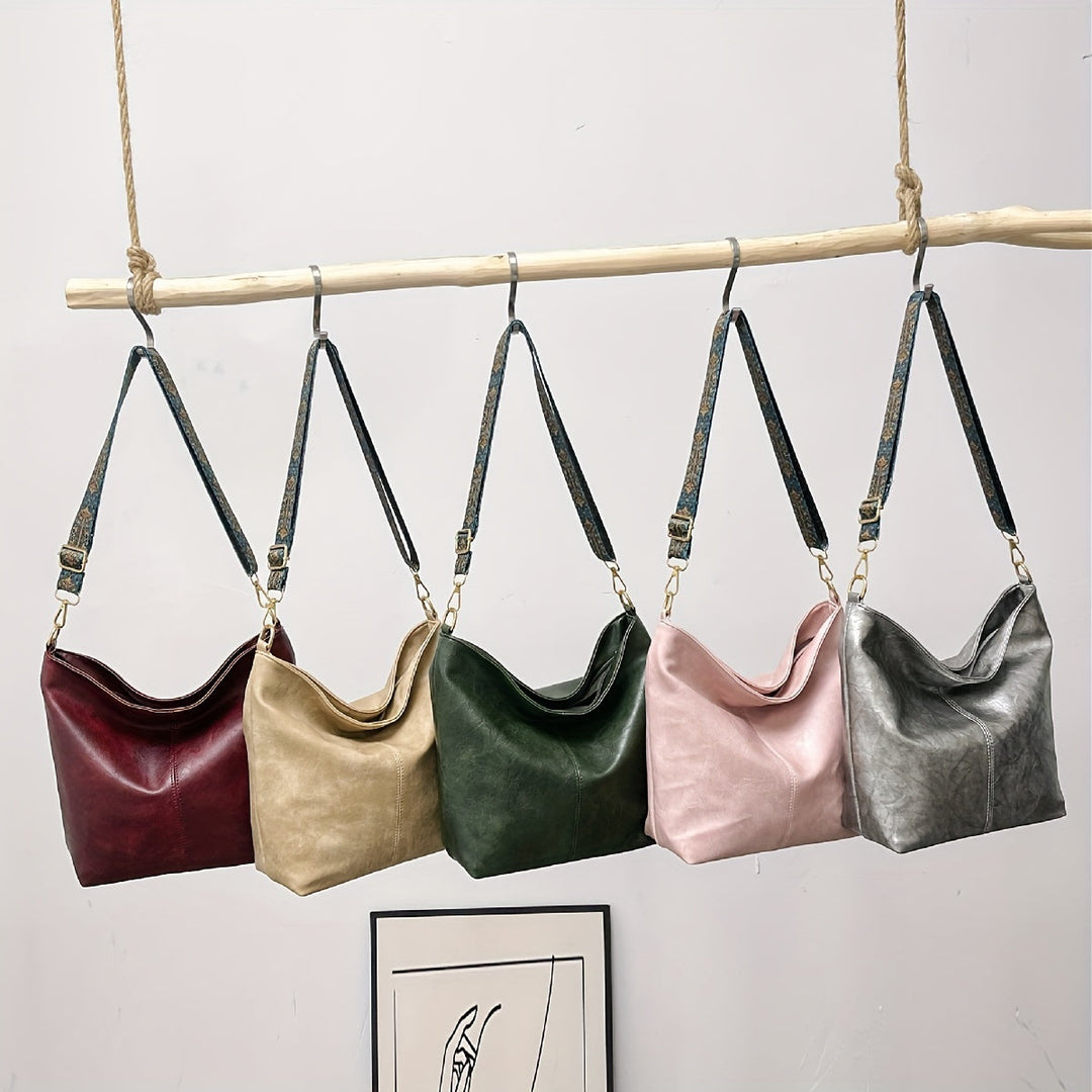 OLIVIA | Classic Leather Tote